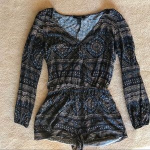 long sleeve romper